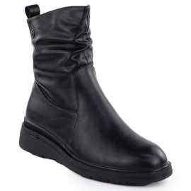 Dámské boty na klínech Black Vinceza 26-58557 černý