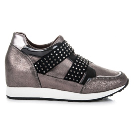 Kylie Tenisky Rock Wedge fialová