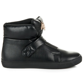 Vysoké tenisky se suchým zipem černá Vysoké tenisky se suchým zipem černá