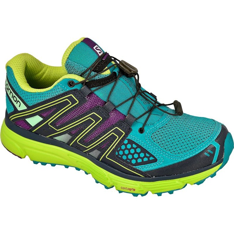 Běžecké boty Salomon X-Mission 3 zelená Běžecké boty Salomon X-Mission 3 zelená
