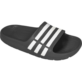 Pantofle Adidas Duramo Slide K Jr G06799 bílý černá