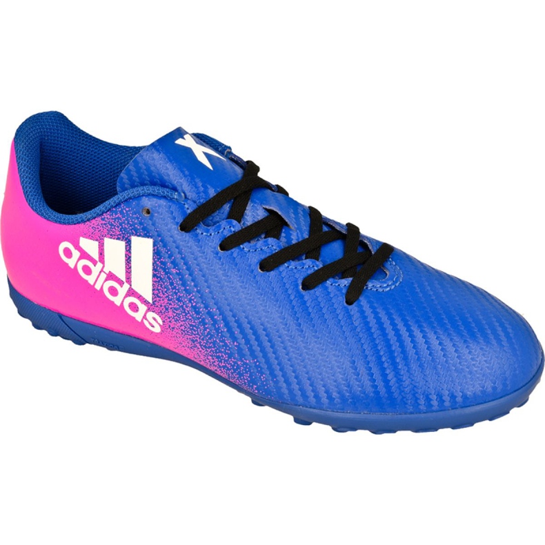 Kopačky Adidas X 16.4 Tf Jr BB5725 modrý modrý Kopačky Adidas X 16.4 Tf Jr BB5725 modrý modrý