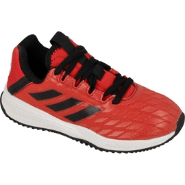 Boty Adidas RapidaTurf Bayern Munich FC Jr BA9695 červený černý