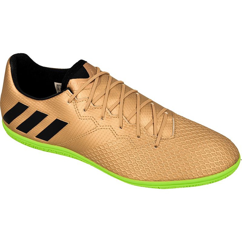 Sálová obuv adidas Messi 16.3 In M BA9853 zlatý zlatý