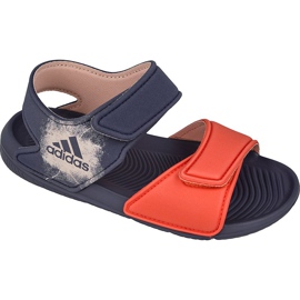 Sandály Adidas AltaSwim I Kids BA9287 fialová pomerančový
