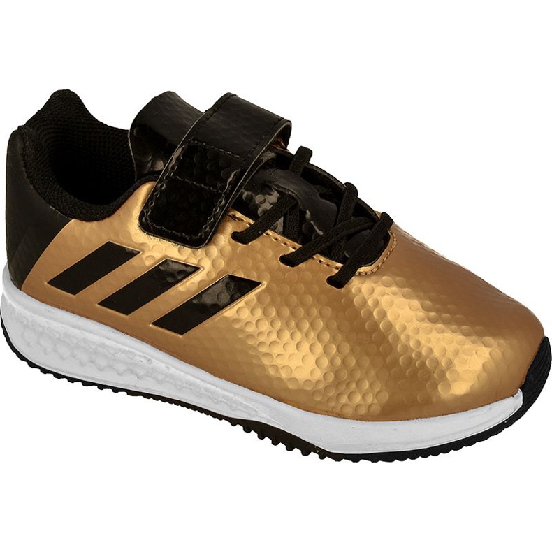 Boty Adidas RapidaTurf Messi Kids BB0234 černá žlutá