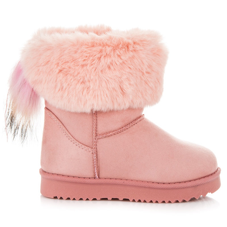 Kylie Baby mukluki růžový