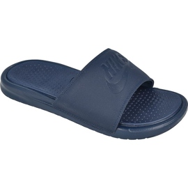 Skluzavky Nike Benassi Just Do It Ultra Premium M 818741-400 námořnická modř