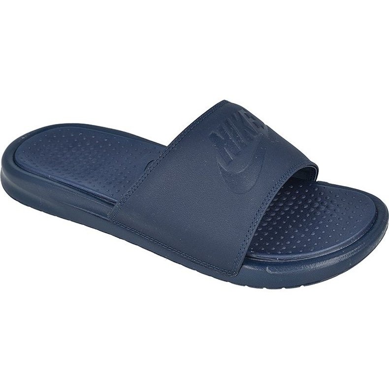 Skluzavky Nike Benassi Just Do It Ultra Premium M 818741-400 námořnická modrá