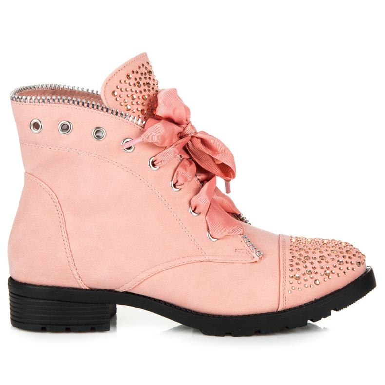 Vices New Collection Stylové tašky se stuhou růžový