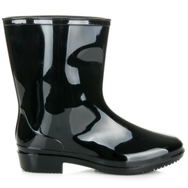 PA1 Lakované galoše černý