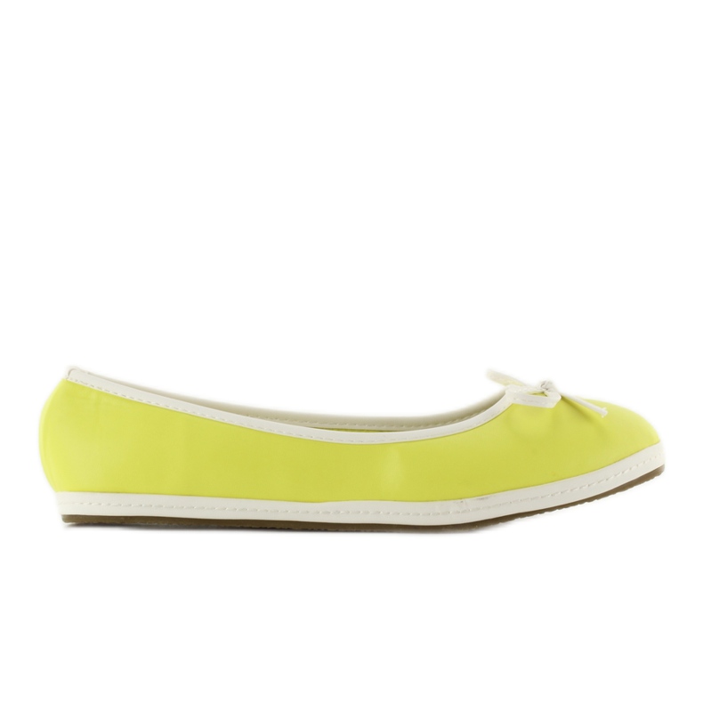 Baleríny s lemem X663 žluté žlutá