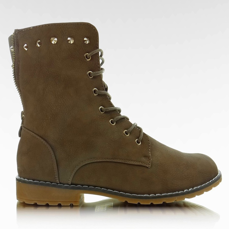 Pracovníci se khaki zipem Q1902 hnědý vícebarevný