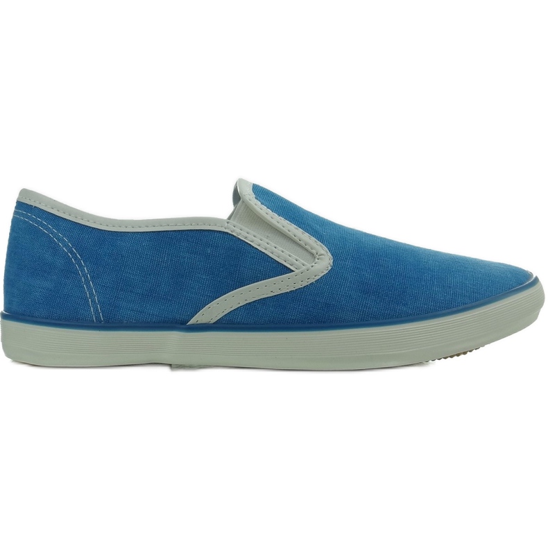 Modré oldschool tenisky 6037 modrý