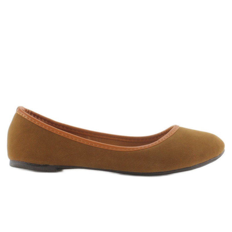 Baleríny s střihem A310 camel hnědý Baleríny s střihem A310 camel hnědý