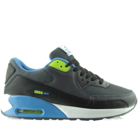 Tenisky Air B123 Grey / Month zelený černý