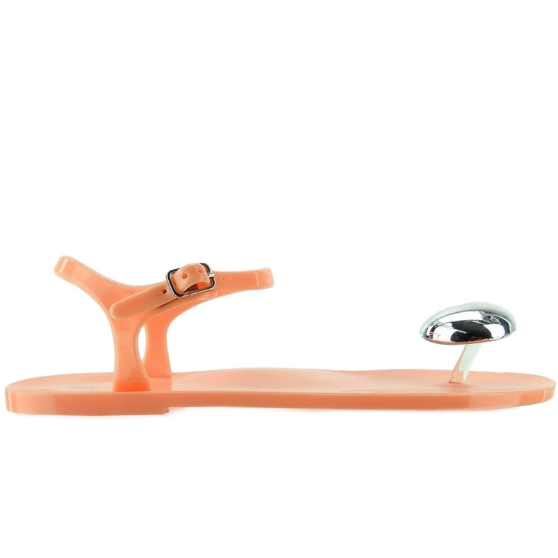 Sandály Meliski se srdcem PT63 oranžové oranžový