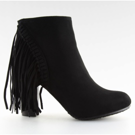 Fringe boty C138 Černá