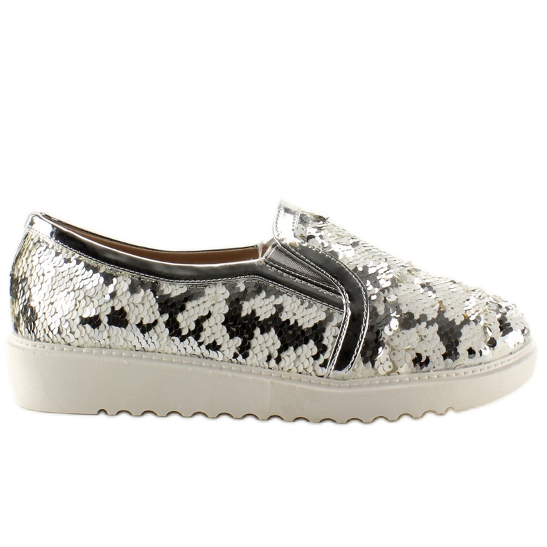 Elegantní Slip-On Rybia Łuska Ww01P šedá