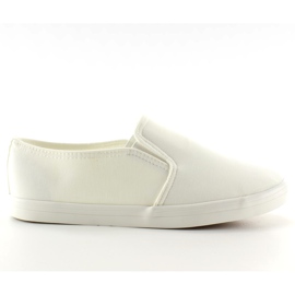 Materiál slip-on tenisky 1-98 White bílý