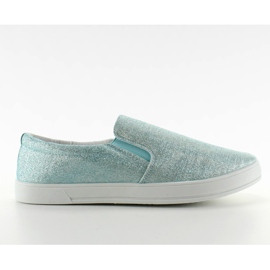 Iridescent slipony JX35 L. Blue modrý