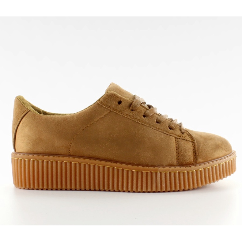 Creepers On K-95 Camel Rubber Sole hnědý