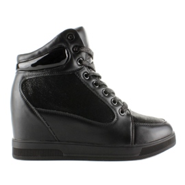 2017-3 Černé vysoké tenisky černý