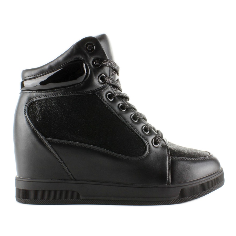 2017-3 Černé vysoké tenisky černá