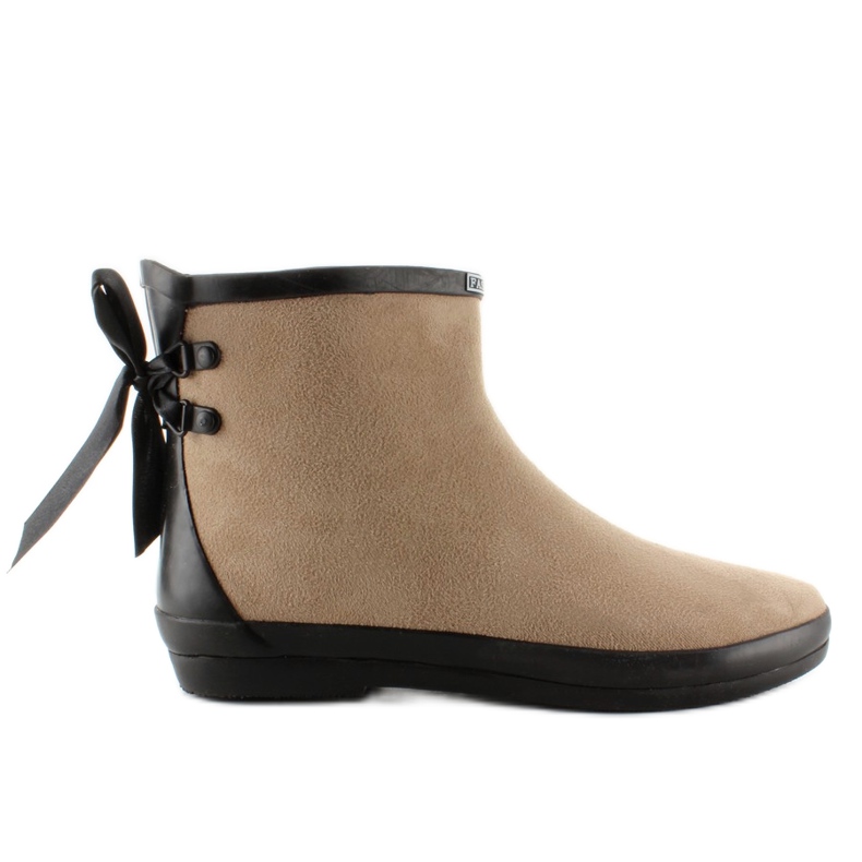 Krátké holínky se semišem 89-51 Béžová béžový