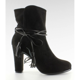 Boty s otevřenými svršky M243 Černá