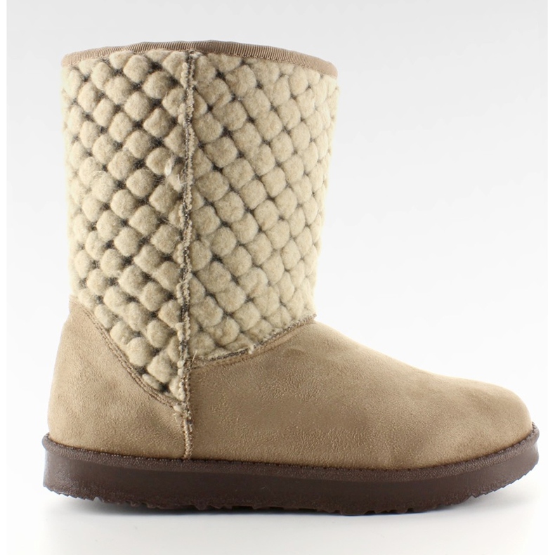 Ženské emulze s plstěnou tupou hnědý