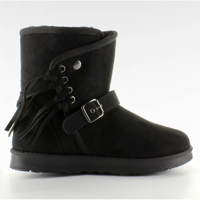 Dámská obuv se střapci K1661504 negro černá