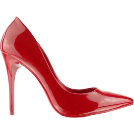 Hladké lakované kolíky E396 Red červený