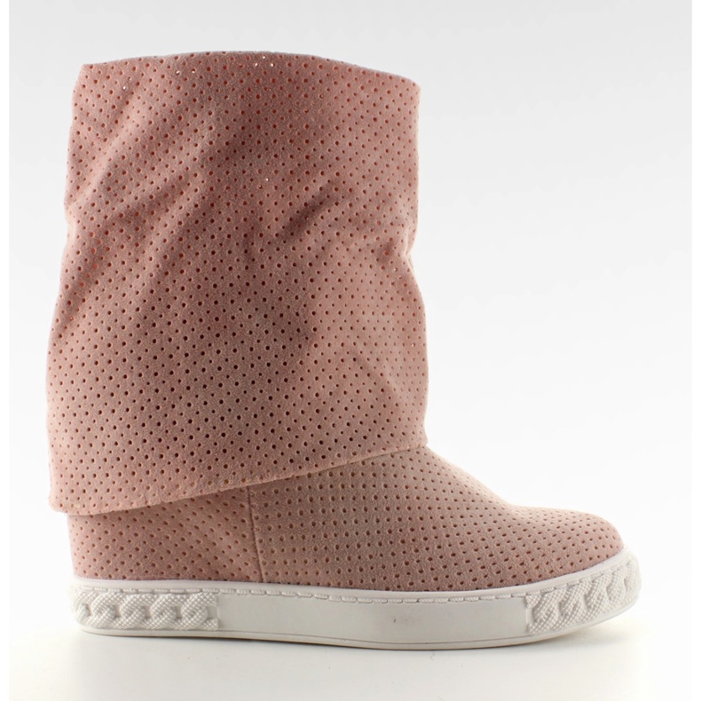 Prolamované casadejki skládací svršek růžový