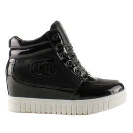 Černé tenisky Chanelki NB83P černá