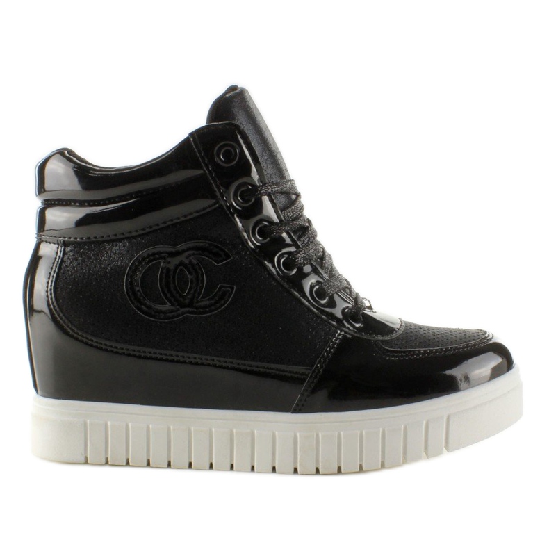 Černé tenisky Chanelki NB83P černá