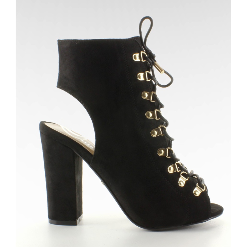 JZ-11P Černá šněrovací čerpadla s otevřenou špičkou