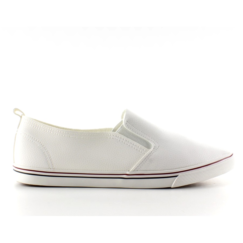Černé tenisky slipon BL88P White bílý Černé tenisky slipon BL88P White bílý