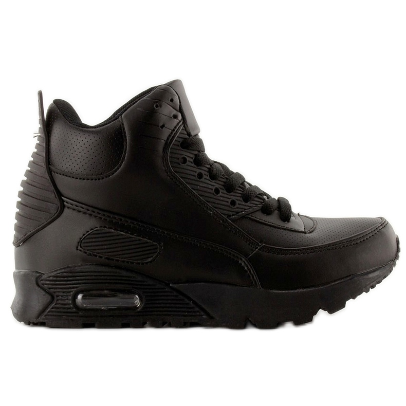 Vysoká sportovní obuv B3701 černá