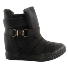 Tenisky s gumovými pruhy AF24 černé černá Tenisky s gumovými pruhy AF24 černé černá