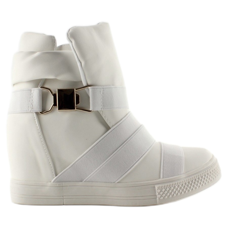 Tenisky s gumovými proužky AF24 White bílý