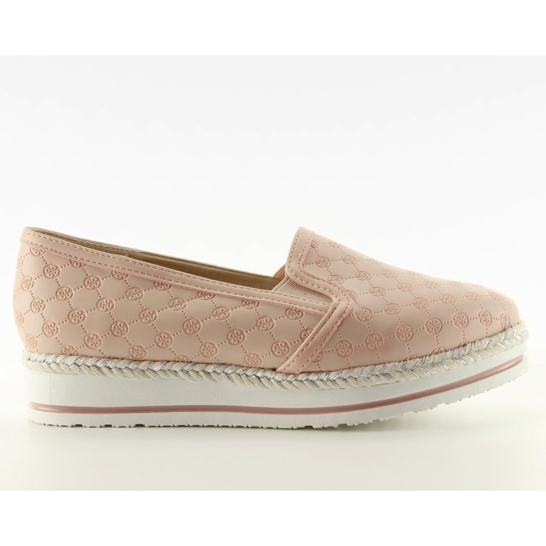 Slipony na špičce 6068 růžové růžový