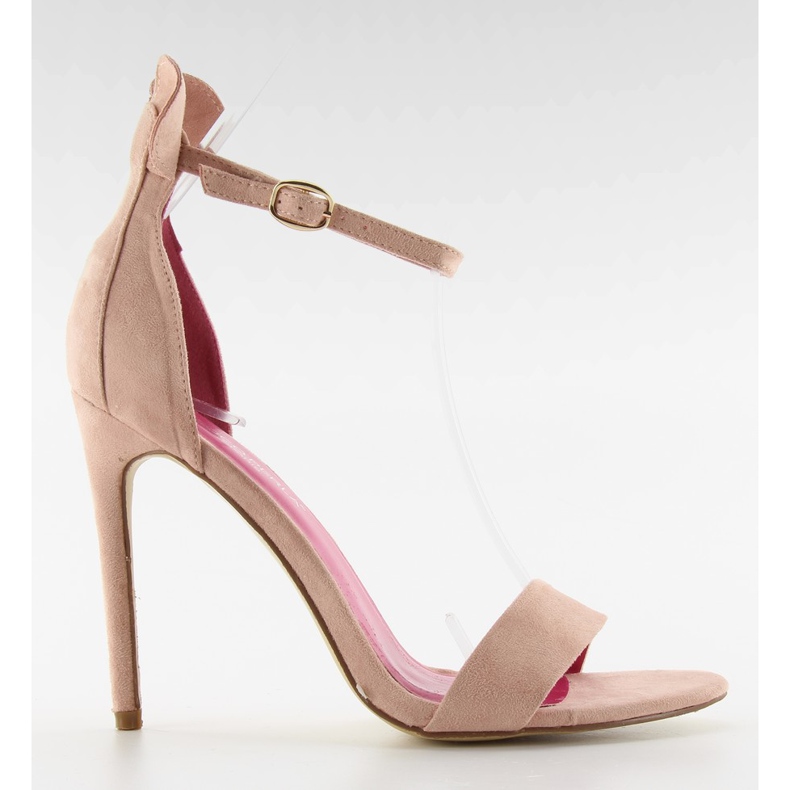 Sandály na růžovém podpatku Mickey 1900 růžový