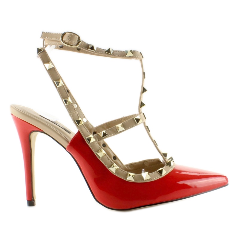 Cvočky s cvočky Valentina 1166 červená červené