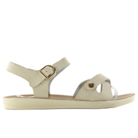 Pohodlné dámské sandály 761 béžové béžový