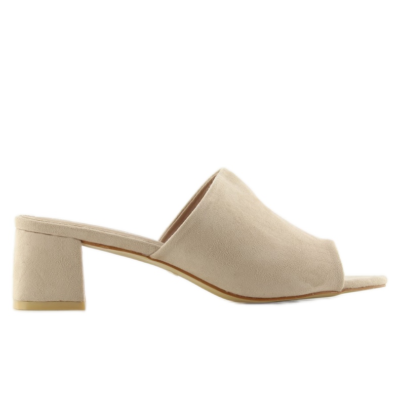 Semišové vysoké podpatky BL212 Béžová béžový Semišové vysoké podpatky BL212 Béžová béžový