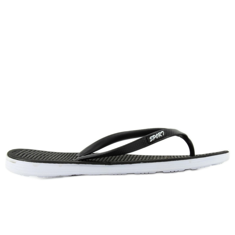 Pastelové bazénové pantofle J1507 Black černá