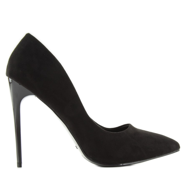 Klasické lodičky na jehlovém podpatku b3968j-pb Black černá Klasické lodičky na jehlovém podpatku b3968j-pb Black černá