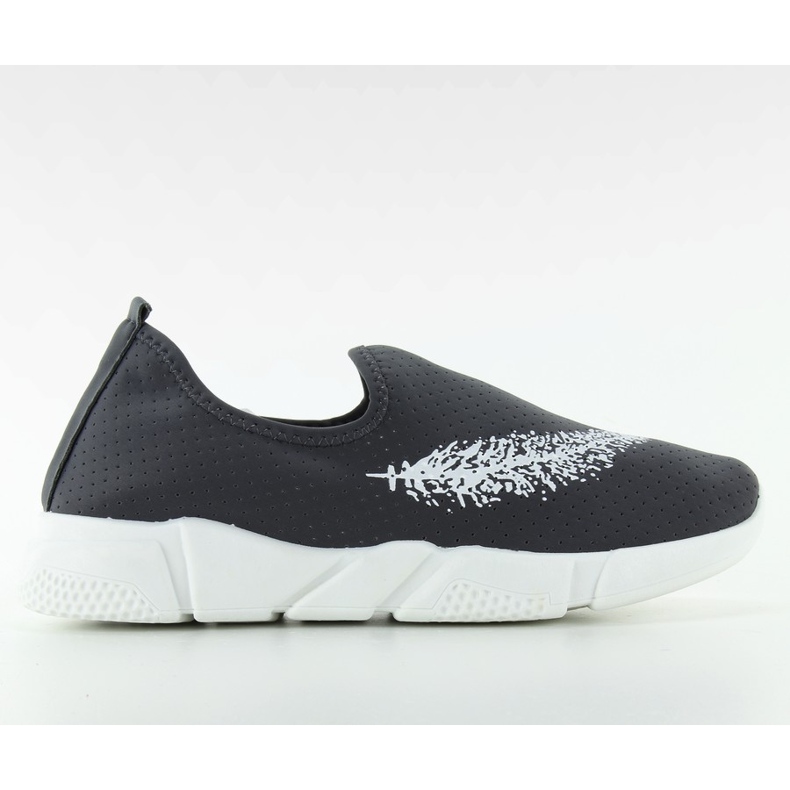 FC220 Šedé peří tenisky šedá