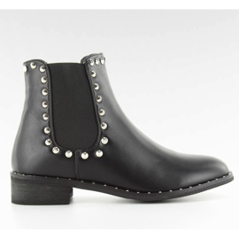 Dámské boty Jodhpur s cvočky NC71 Black černý